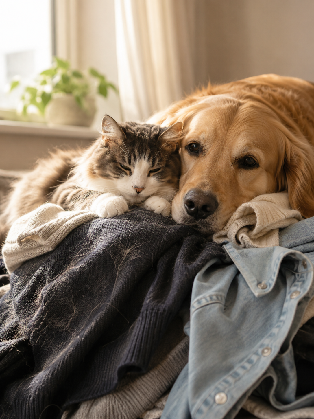 How to Stop Pet Hair from Sticking to Clothes