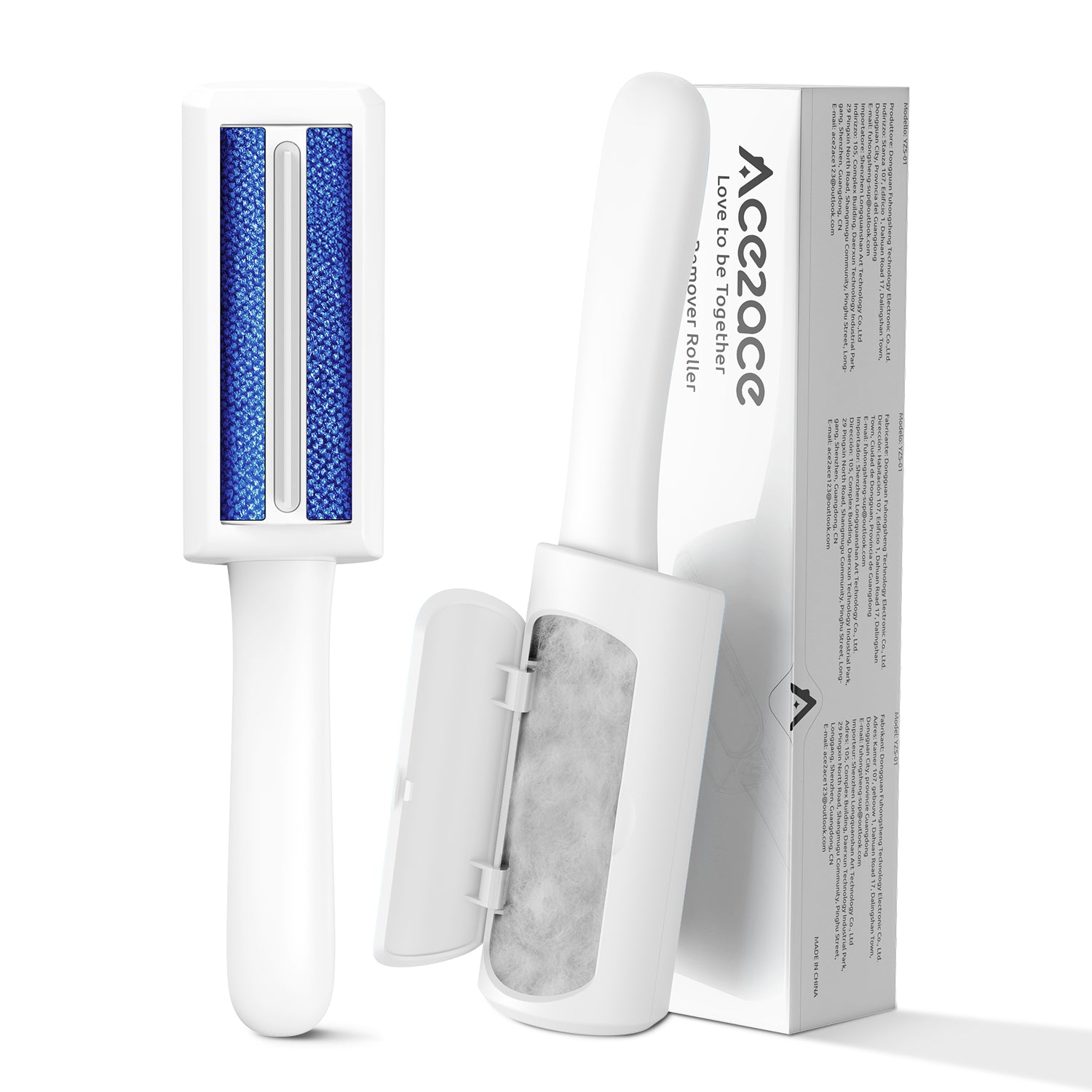 ACE2ACE Mini Pet Hair Remover Roller