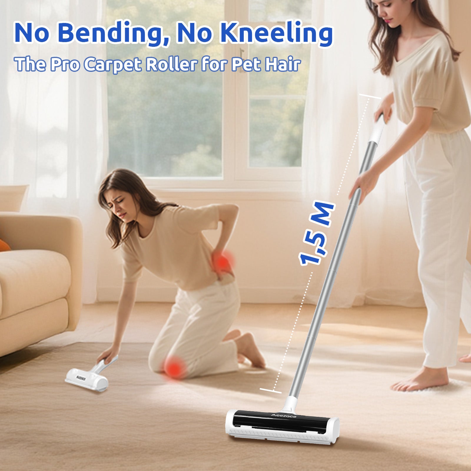 ACE2ACE Carpet Roller for Pet Hair-A3 Pro
