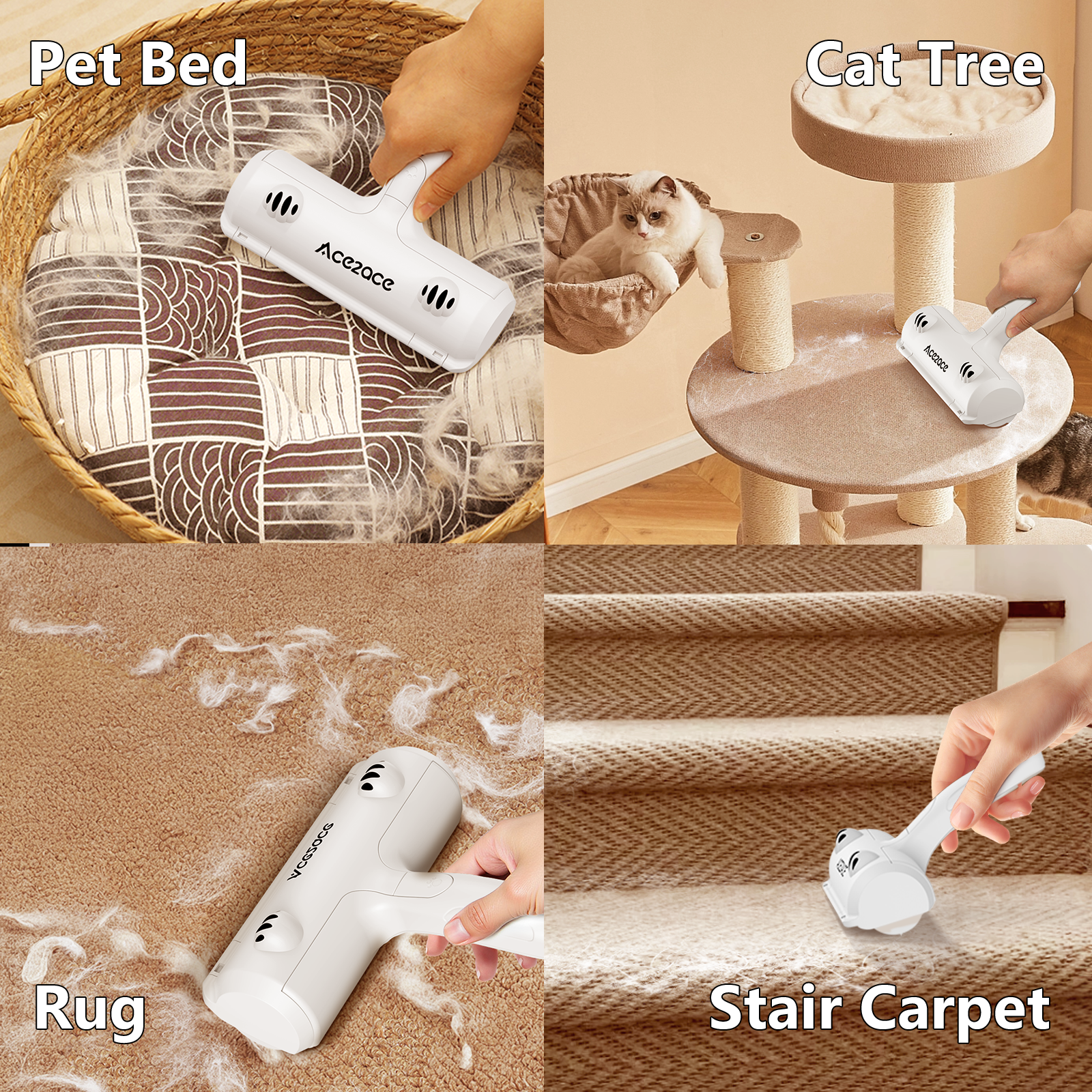 Pet Hair Remover Roller - Pet Paw
