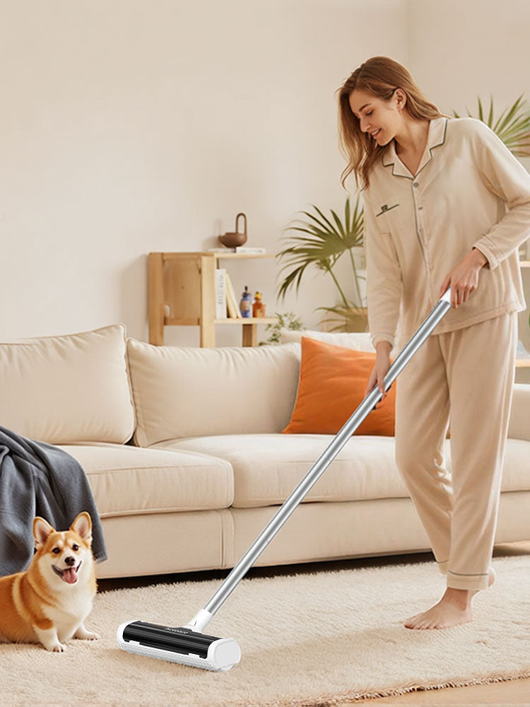No More Bending! Experience with ACE2ACE Carpet Roller for Pet Hair-A3 Pro