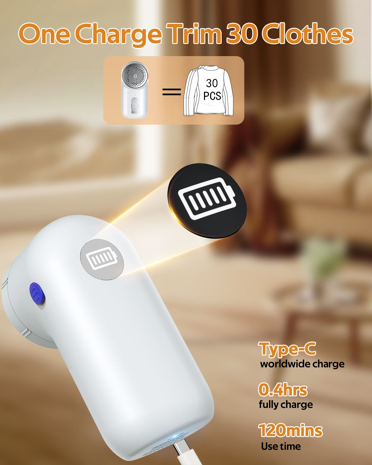 Electric Fabric Lint Remover